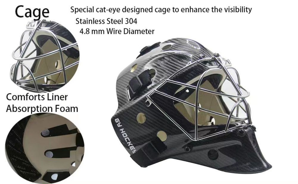 Memperkenalkan Helmet Penjaga Gol Hoki Ais