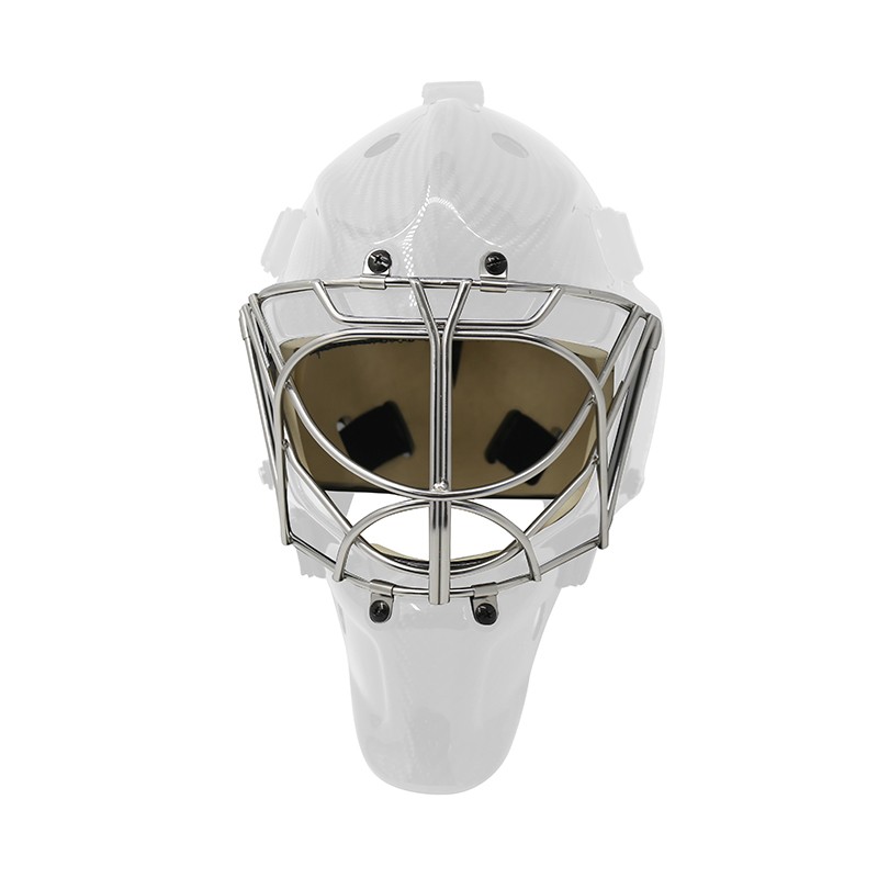Topi Keledar Penjaga Gol White Cat Eyes